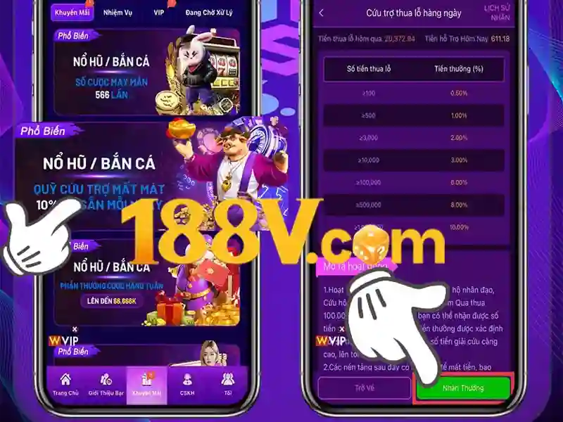 Các bước tải ứng dụng 188v trên hệ điều hành Android