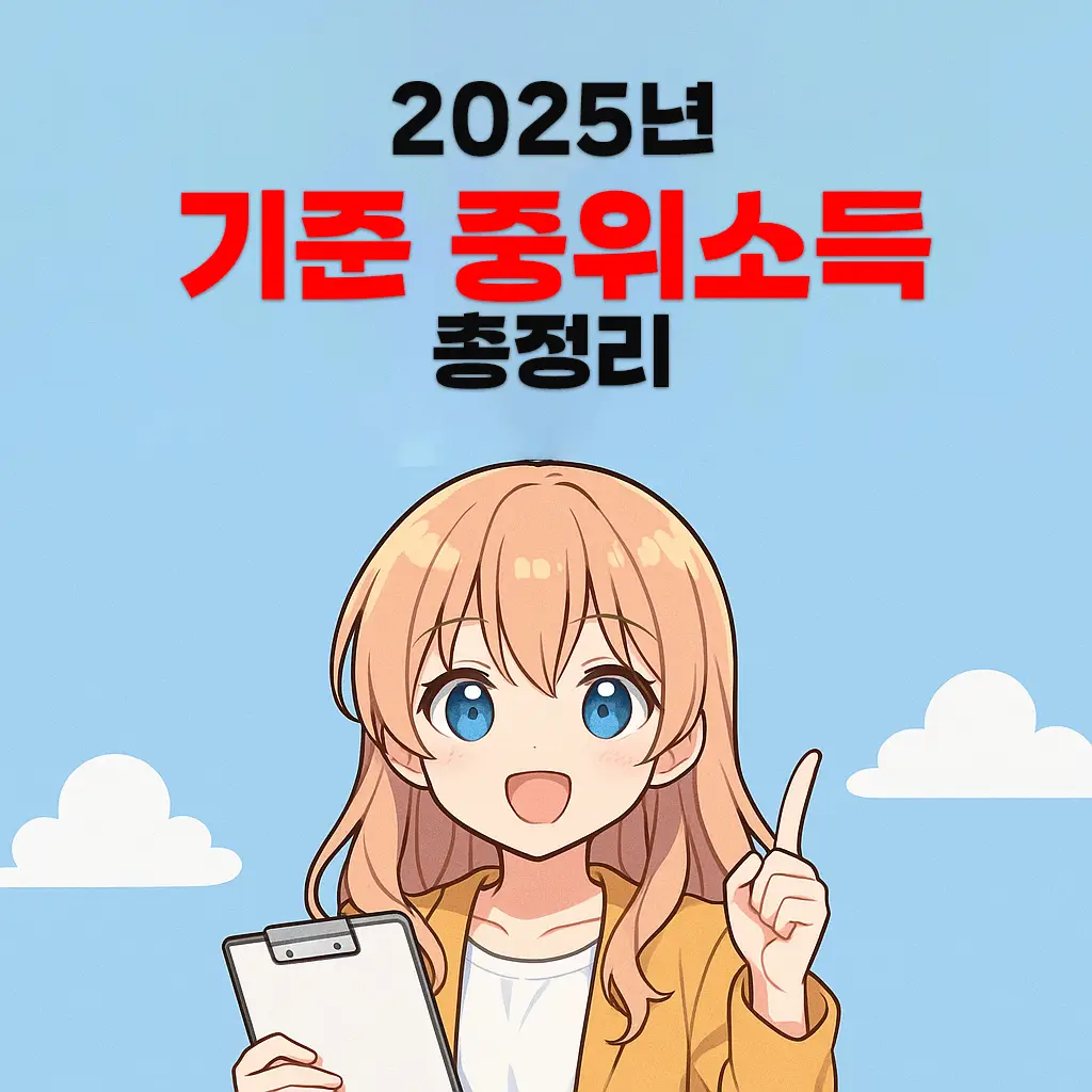 2025년 기준 중위소득 수급 조건부터 활용 방법까지 총정리 1 2025년 기준 중위소득 총정리