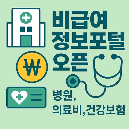국민건강보험공단, 비급여 정보 포털 오픈…병원 가기 전 꼭 확인하세요 1 국민건강보험공단, 비급여 정보 포털 오픈