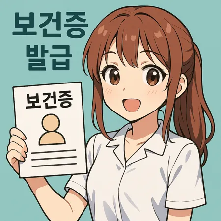 보건증 발급 방법과 준비물, 비용까지 한눈에 정리 1 보건증 발급 방법과 준비물, 비용까지 한눈에 정리