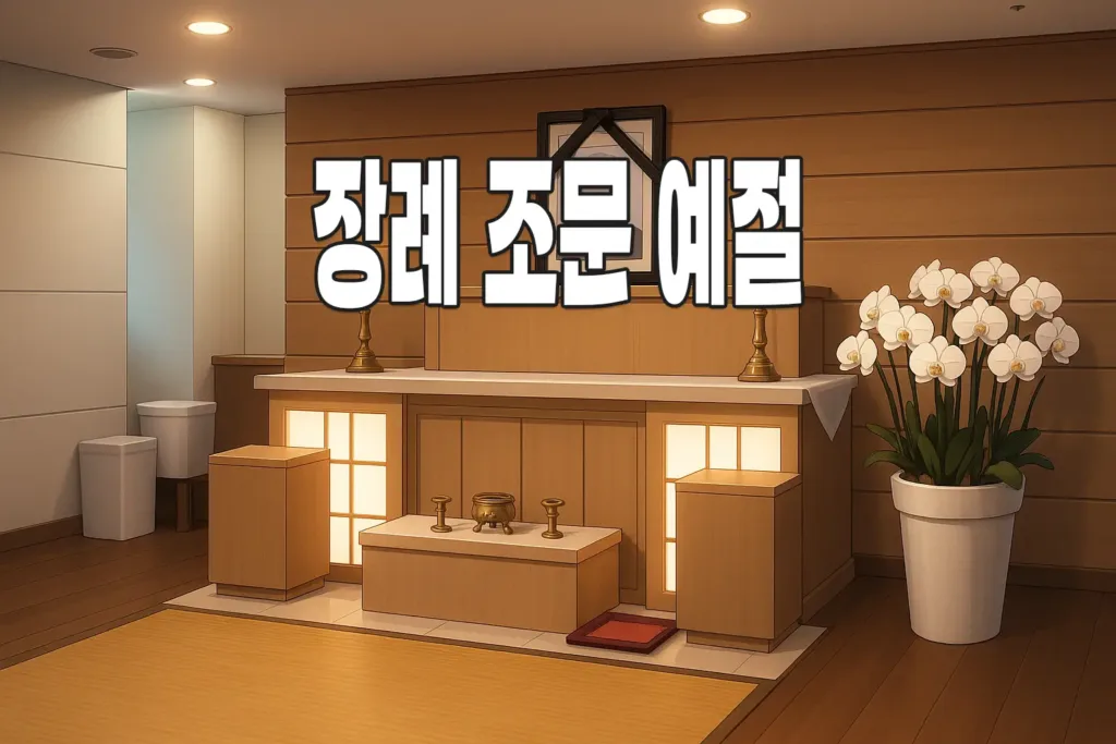 유교식 장례에서 조문할 때 지켜야 할 7가지 예절 1 유교식 장례에서의 조문 예절