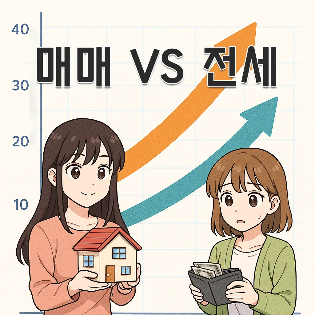 집을 사는 것이 유리할까, 전세로 사는 것이 유리할까? 30년 뒤 자산 비교 1 집을 사는 것이 유리할까, 전세로 사는 것이 유리할까? 30년 뒤 자산 비교