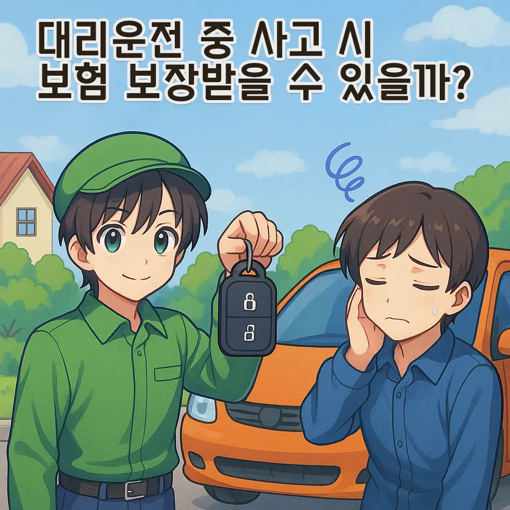 대리운전 중 사고 시 보험 보장 가능 여부 살펴보기