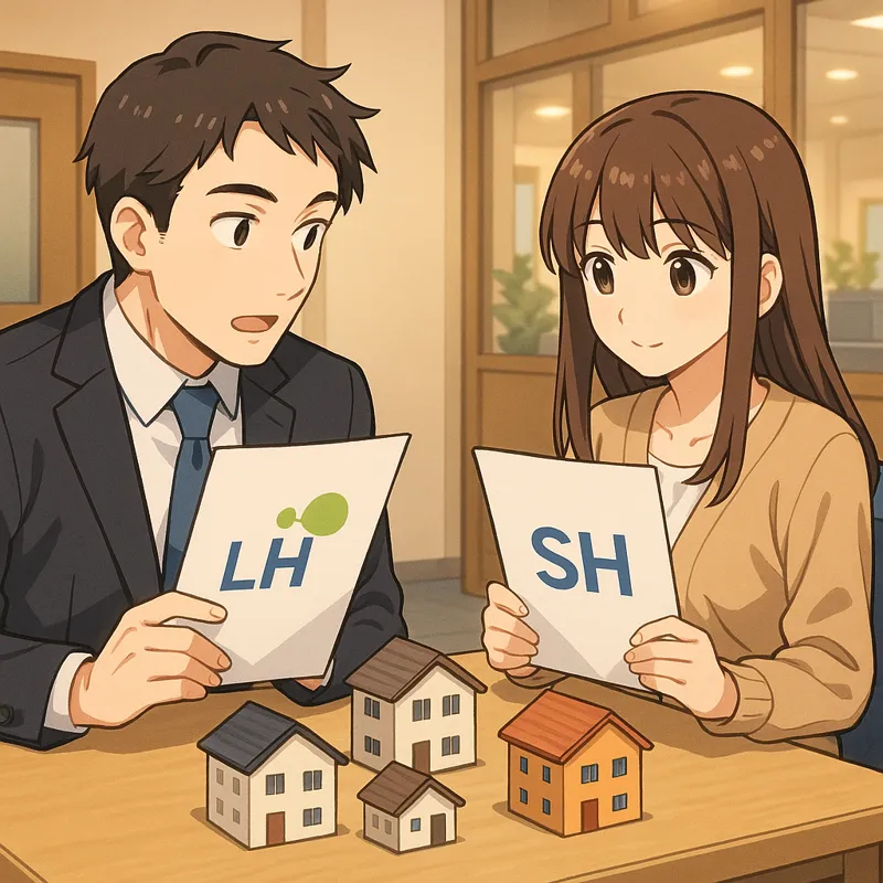 LH청약 vs SH청약 차이, 공공임대주택 청약 조건 알아보기